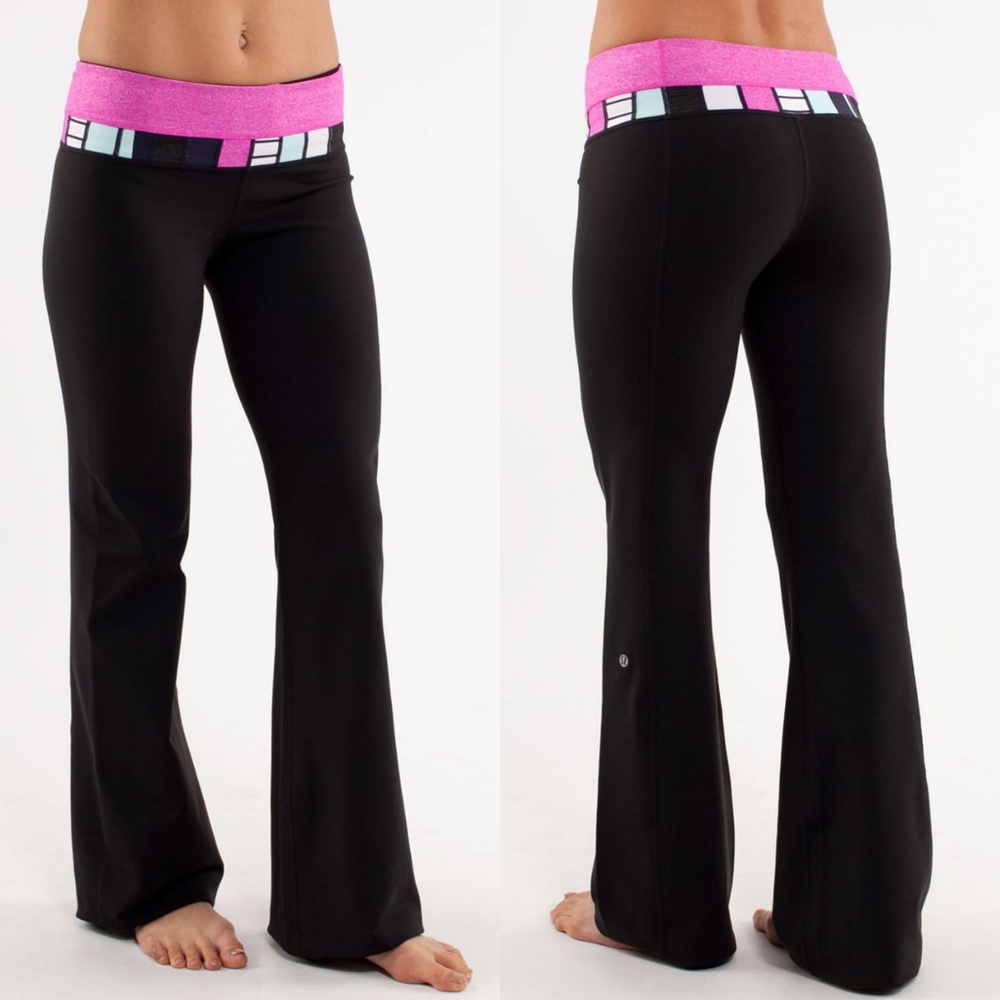 Lululemon Groove Reversible Yoga Pants - Picture 1 of 11